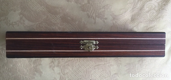 Juegos de mesa: CAJA DE MARQUETERIA PARA DAMAS Y AJEDREZ - Foto 8