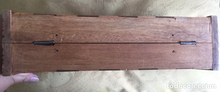 Juegos de mesa: PRECIOSA CAJA DE MARQUETERIA DE BACKGAMMON Y AJEDREZ - Foto 13