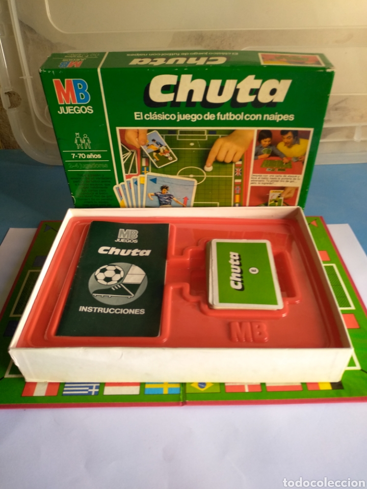 Juegos de mesa: Juego de mesa CHUTA ,el clásico juego de fútbol con naipes MB año 1982 - Foto 6 - 175677419
