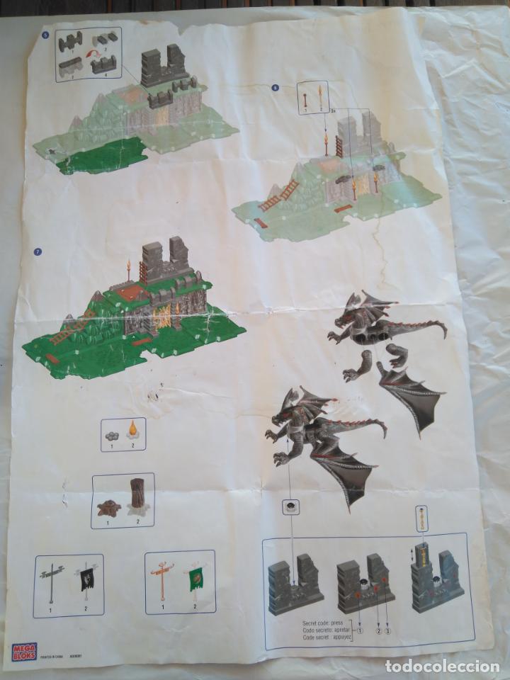 Juegos de mesa: MEGABLOCKS, Lote piezas y dos dragones - Foto 2