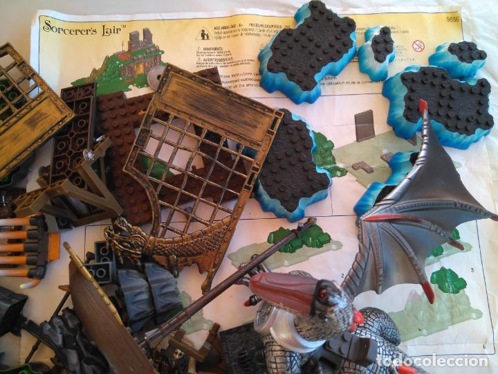 Juegos de mesa: MEGABLOCKS, Lote piezas y dos dragones - Foto 9