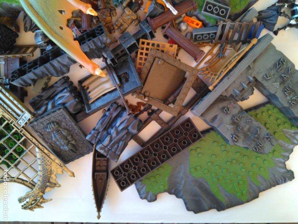 Juegos de mesa: MEGABLOCKS, Lote piezas y dos dragones - Foto 10