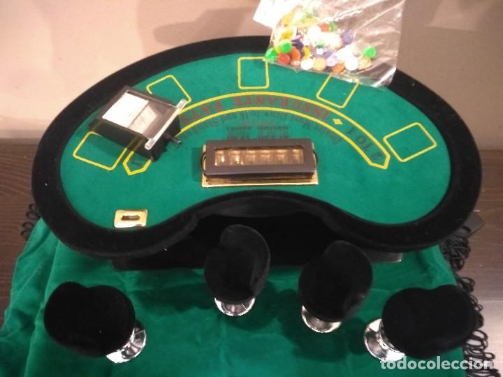 Juegos de mesa: ANTIGUO JUEGO - MINI DELUXE BLACK JACK - Foto 4
