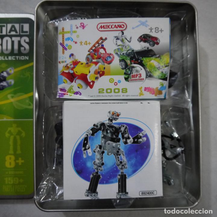 Juegos de mesa: MECCANO METAL ROBOTS COLLECTION 2 MODELOS - 2008 - Foto 3