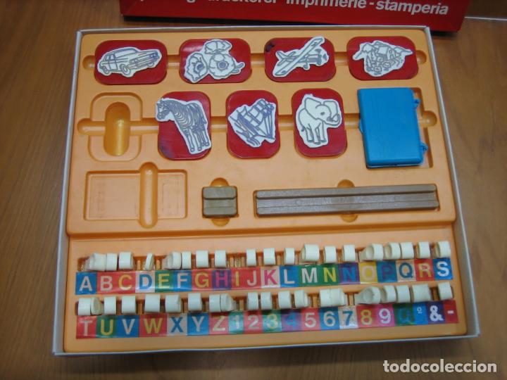 Juegos de mesa: Antiguo juego imprenta - Foto 3