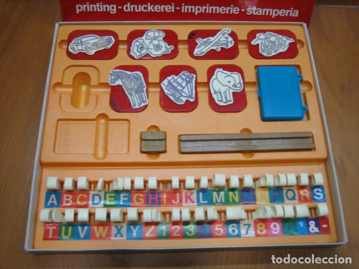 Juegos de mesa: Antiguo juego imprenta - Foto 4