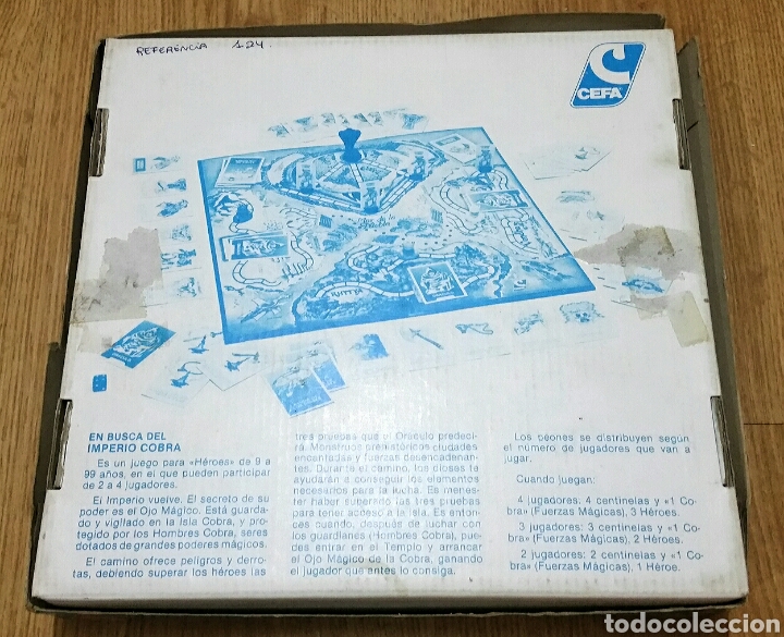 Juegos de mesa: JUEGO DE MESA EN BUSCA DEL IMPERIO COBRA. CEFA. 1981. NUEVO - Foto 2