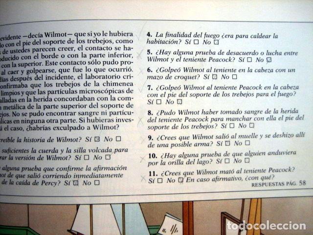 Juegos de mesa: Libro sobre el juego Cluedo. El detective en casa - Foto 4