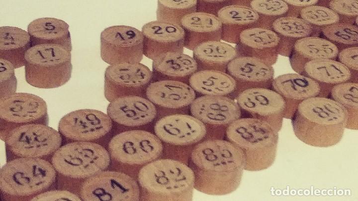 Juegos de mesa: fichas de loteria con numero de madera - Foto 8