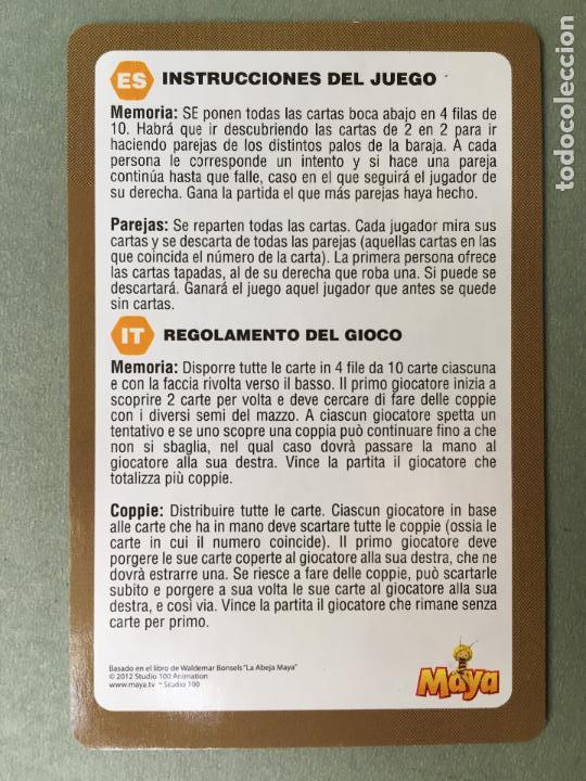 Juegos de mesa: JUEGO DE CARTAS INFANTIL, DE LA ABEJA MAYA - Foto 5