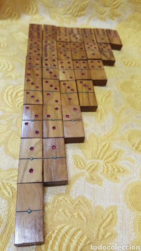 Juegos de mesa: JUEGO DE DOMIN&Oacute; DE MADERA DE RAIZ - Foto 2