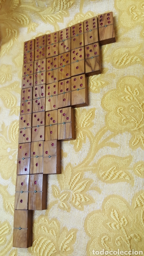 Juegos de mesa: JUEGO DE DOMIN&Oacute; DE MADERA DE RAIZ - Foto 3