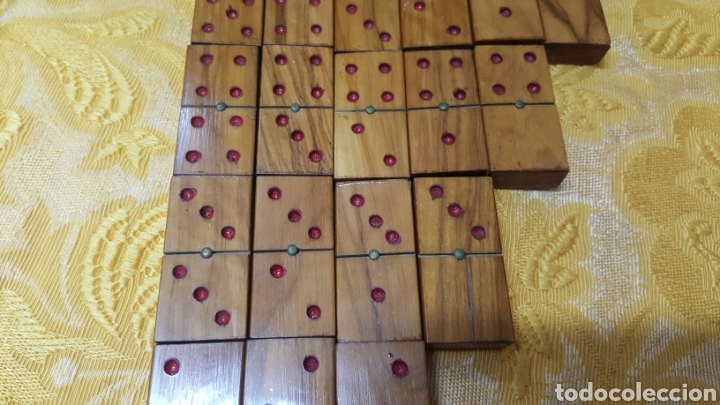 Juegos de mesa: JUEGO DE DOMIN&Oacute; DE MADERA DE RAIZ - Foto 5