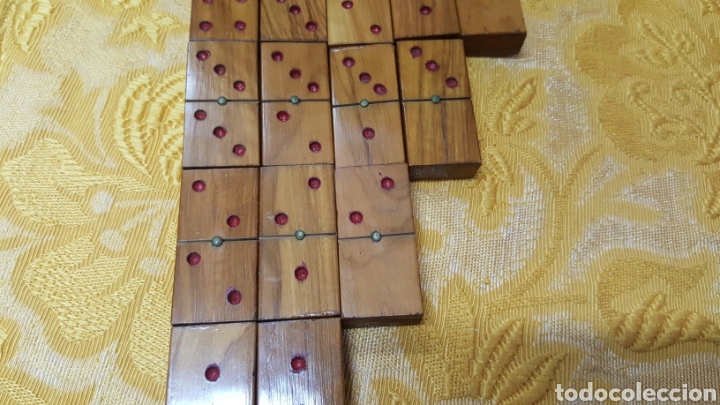 Juegos de mesa: JUEGO DE DOMIN&Oacute; DE MADERA DE RAIZ - Foto 6