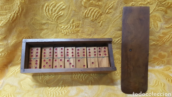 Juegos de mesa: JUEGO DE DOMIN&Oacute; DE MADERA DE RAIZ - Foto 14