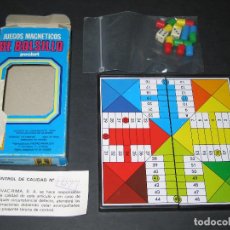 Juegos de mesa: RIMA - JUEGOS MAGNÉTICOS DE BOLSILLO - PARCHÍS - '80S.