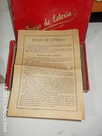 Juegos de mesa: Antiguo juego de loter&iacute;a - Foto 7