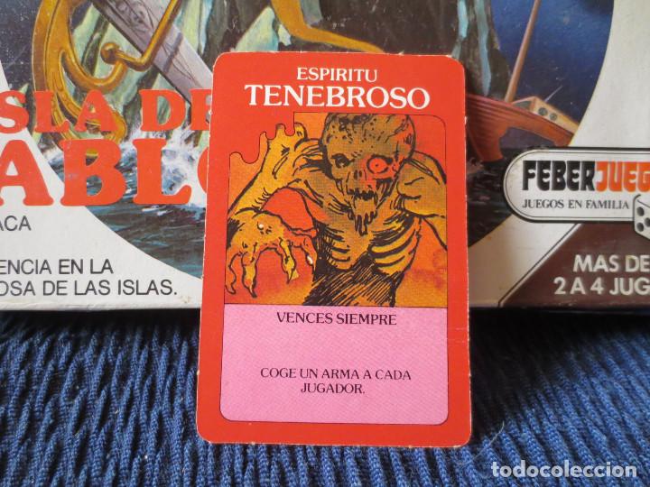 Juegos de mesa: Carta Espiritu Tenebroso de La Isla del Diablo (Feber) - Foto 1