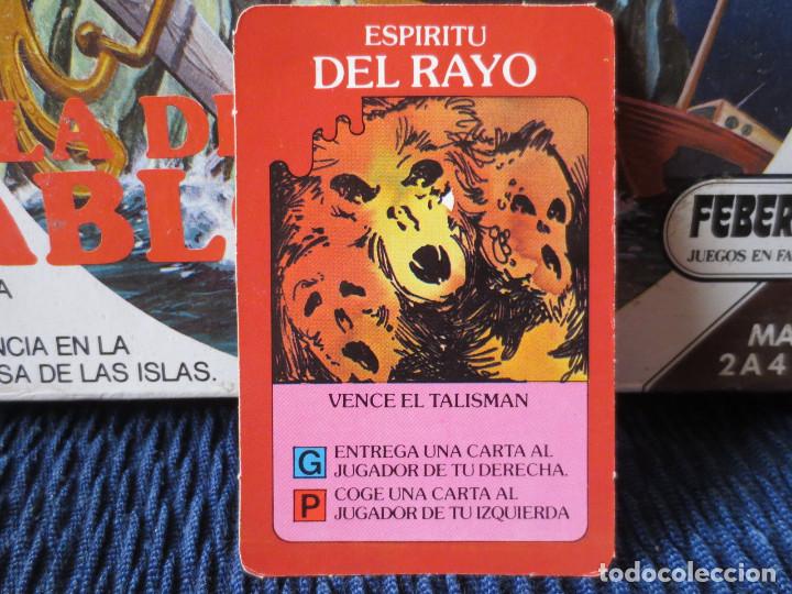 Juegos de mesa: Carta Espiritu del Rayo de La Isla del Diablo (Feber) - Foto 1