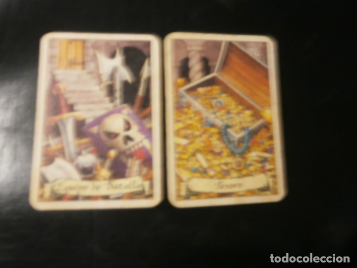 Juegos de mesa: 2 cartas - heroquest - baston - el baston errante - 1989 - Foto 1