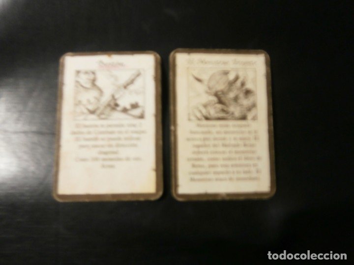 Juegos de mesa: 2 cartas - heroquest - baston - el baston errante - 1989 - Foto 2