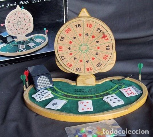 Juegos de mesa: MINI BLACK JACK con juego de dardos. - Foto 2