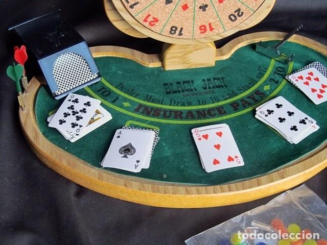 Juegos de mesa: MINI BLACK JACK con juego de dardos. - Foto 3