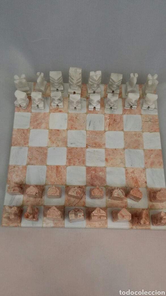 Juegos de mesa: Ajedrez de m&aacute;rmol 20&times;20cm - Foto 5