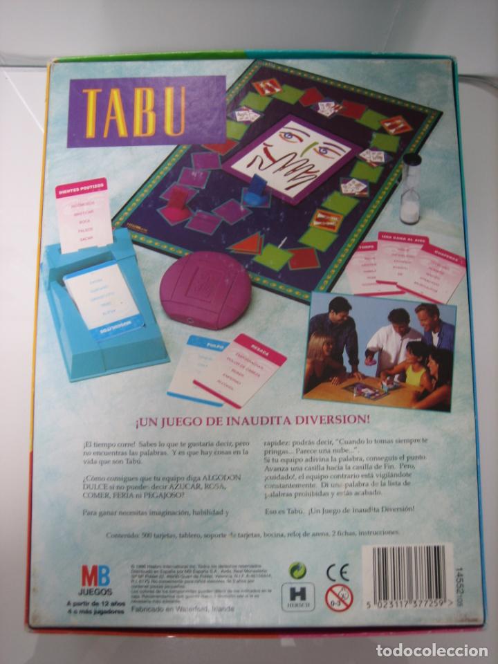 Juegos de mesa: Juego Tab&uacute; de MB 1996 - Foto 7