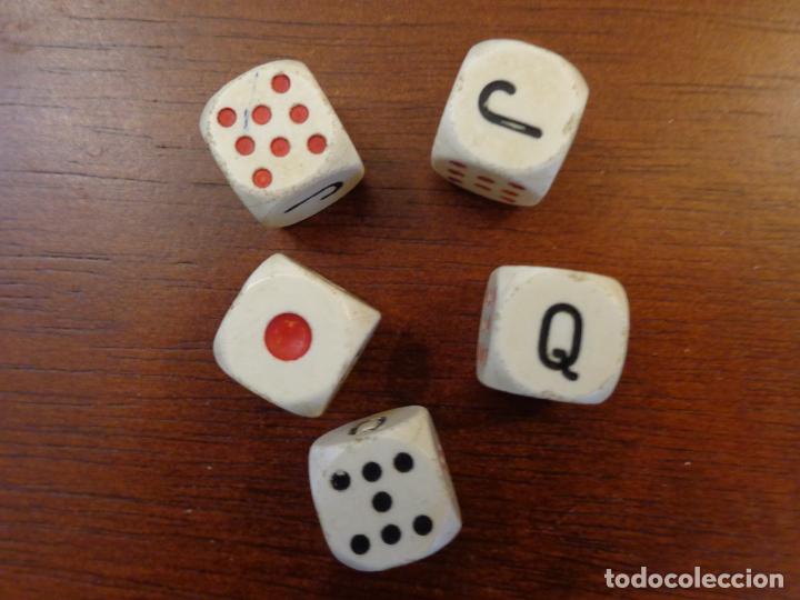 Juegos de mesa: Dados P&oacute;ker antiguos - Foto 2