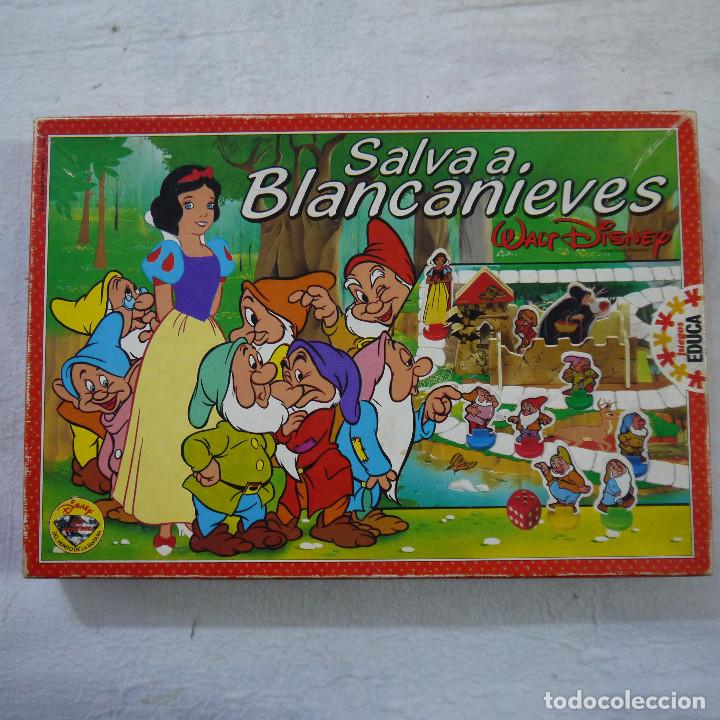 Juegos de mesa: SALVA A BLANCANIEVES. DISNEY - EDUCA - 1984 - Foto 1