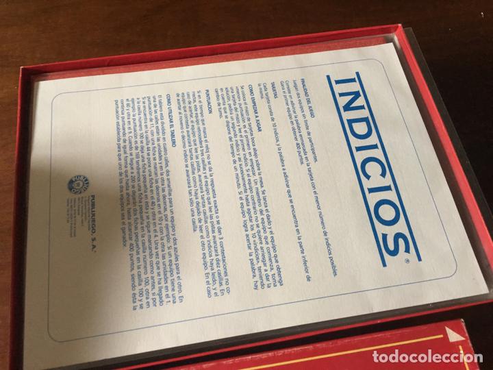 Juegos de mesa: INDICIOS (PUBLIJUEGO) (J-1) - Foto 4