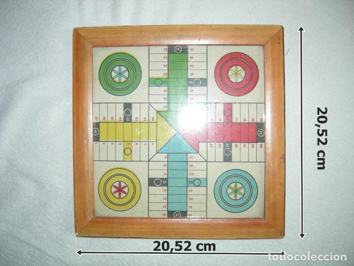 Juegos de mesa: Antiguo y peque&ntilde;o tablero de parch&iacute;s - Foto 4