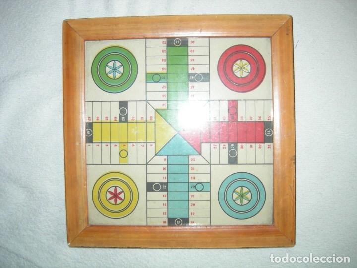 Juegos de mesa: Antiguo y peque&ntilde;o tablero de parch&iacute;s - Foto 5