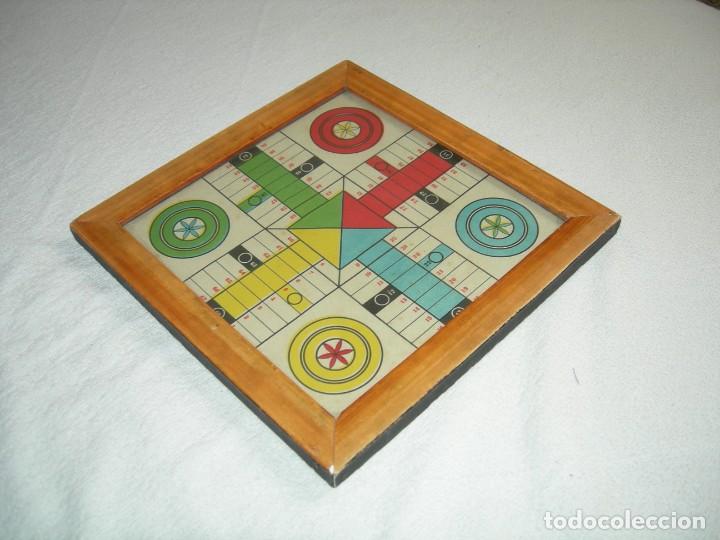 Juegos de mesa: Antiguo y peque&ntilde;o tablero de parch&iacute;s - Foto 7
