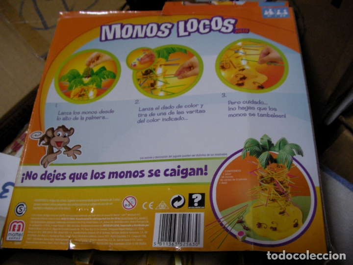Juegos de mesa: ANTIGUO JUEGO DE MESA - MONOS LOCOS - Foto 2