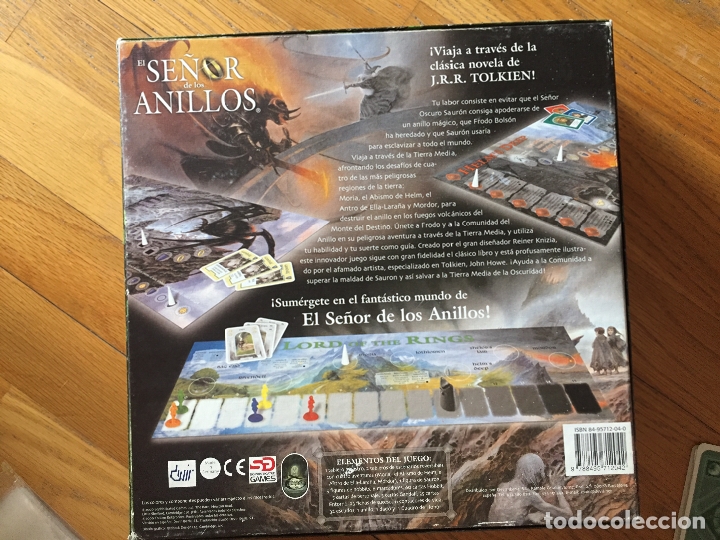 Juegos de mesa: JUEGO EL SE&Ntilde;OR DE LOS ANILLOS, Leer - Foto 5