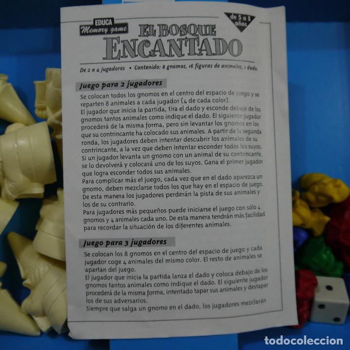 Juegos de mesa: EL BOSQUE ENCANTADO - EDUCA - 1997 - Foto 3