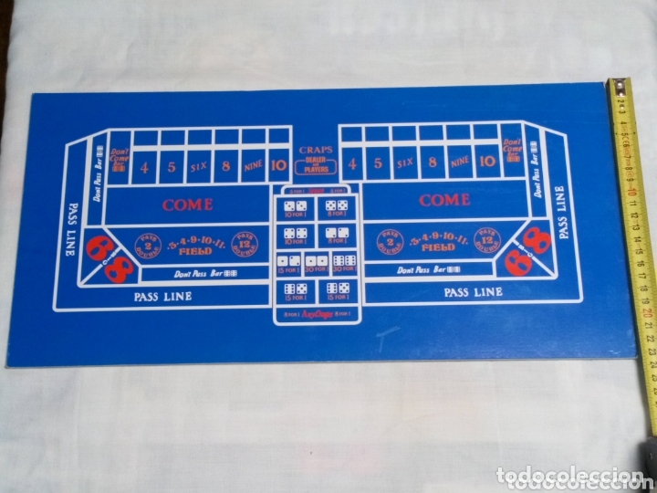 Juegos de mesa: Tablero de Craps y Black Jack - Foto 1