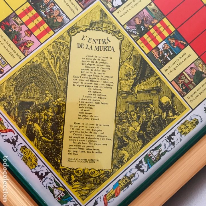 Juegos de mesa: Tablero parch&iacute;s * VALENCIA * FALLAS * - Foto 3