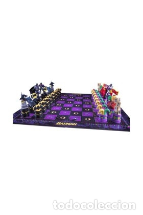 Juegos de mesa: BATMAN DARK KNIGHT CHESS SET AJEDREZ BATMAN VS JOKER DESCATALOGADO!!! - Foto 2