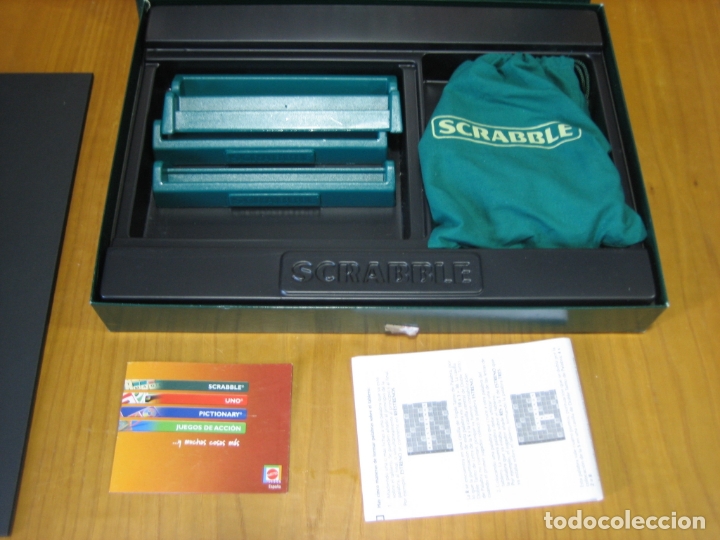 Juegos de mesa: Antiguo juego Scarbble de Mattel - Foto 3