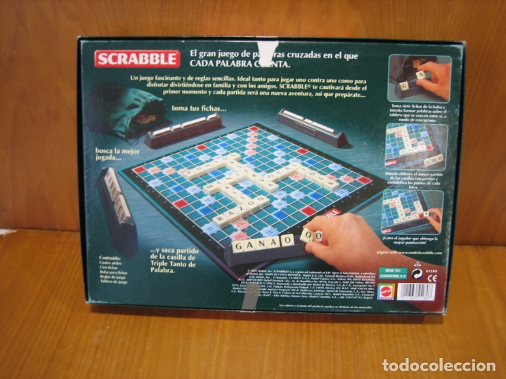 Juegos de mesa: Antiguo juego Scarbble de Mattel - Foto 6