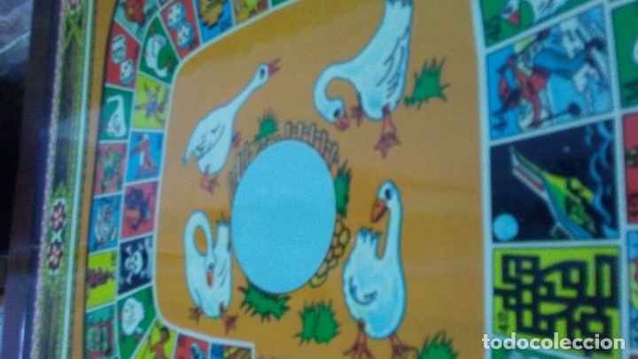 Juegos de mesa: ANTIGUO TABLERO JUEGO DE LA OCA PARCH&Iacute;S - Foto 4