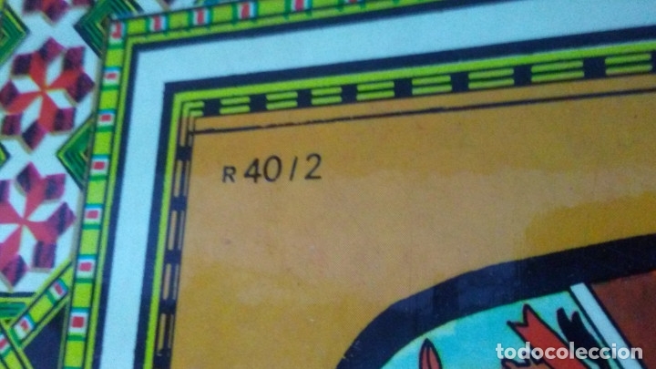 Juegos de mesa: ANTIGUO TABLERO JUEGO DE LA OCA PARCH&Iacute;S - Foto 7