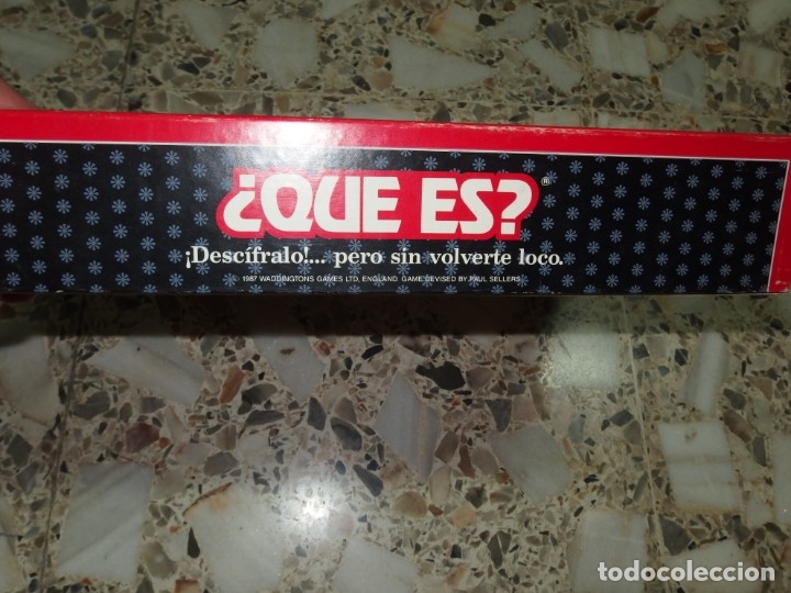 Juegos de mesa: &iquest;QU&Eacute; ES?DE BORR&Aacute;S,CAJA ORIGINAL,A&Ntilde;O 1987 - Foto 2