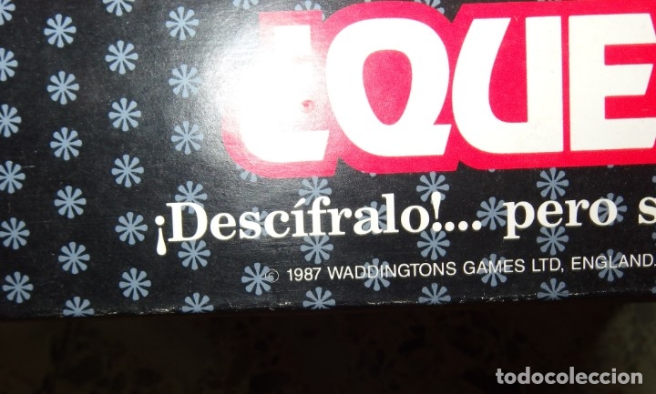 Juegos de mesa: &iquest;QU&Eacute; ES?DE BORR&Aacute;S,CAJA ORIGINAL,A&Ntilde;O 1987 - Foto 3