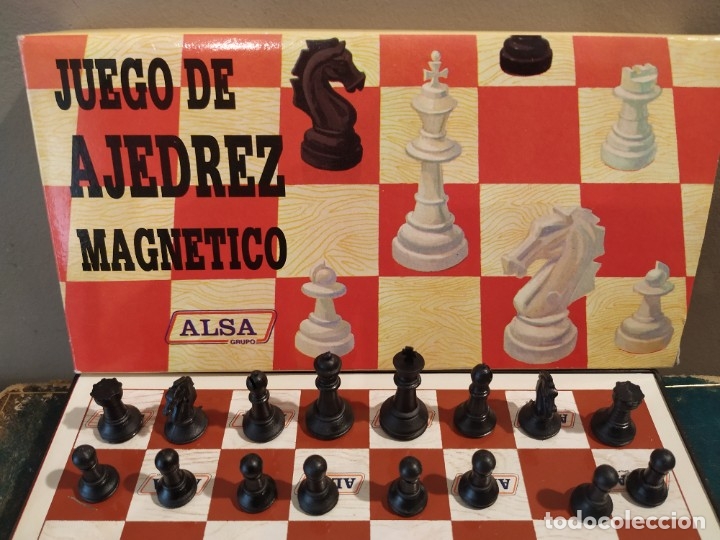 Juegos de mesa: AJEDREZ DE VIAJE MAGN&Eacute;TICO PUBLICIDAD ALSA - Foto 1