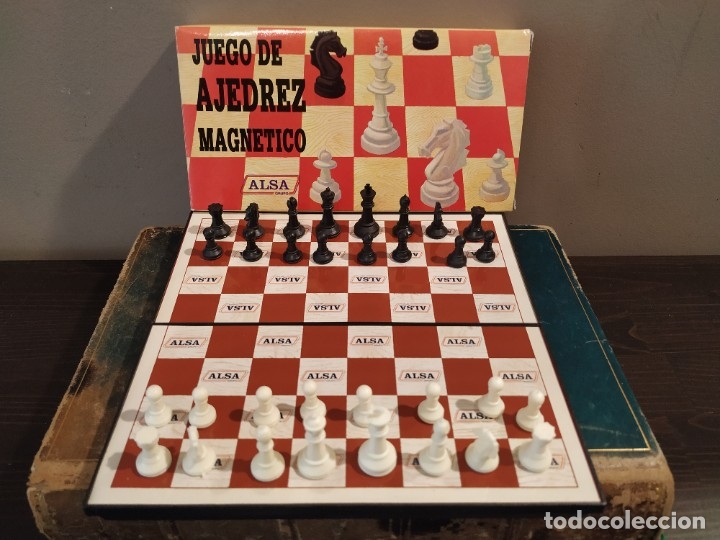 Juegos de mesa: AJEDREZ DE VIAJE MAGN&Eacute;TICO PUBLICIDAD ALSA - Foto 2