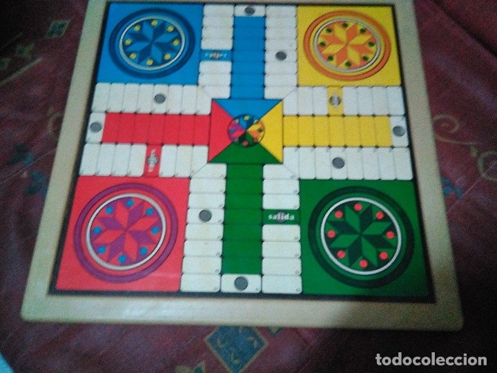 Juegos de mesa: tablero doble cara ajedrez y parchis - Foto 3